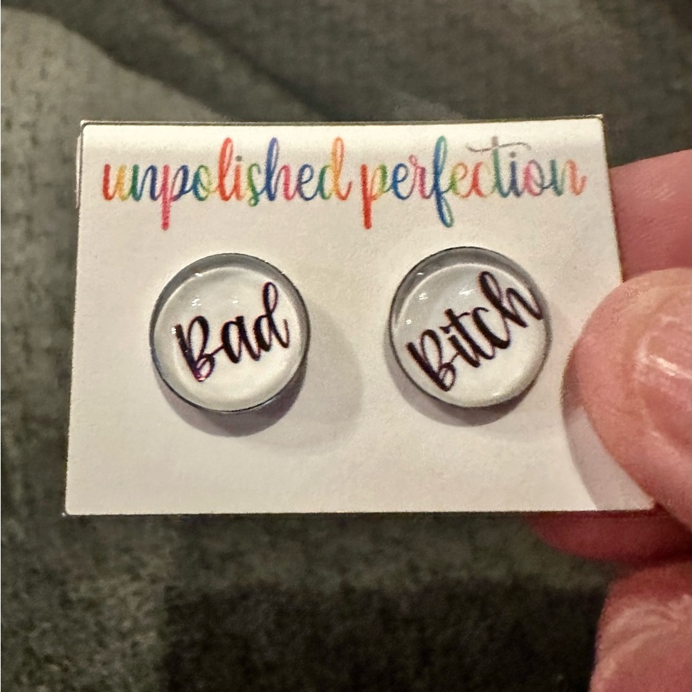 Statement Stud Earrings.
